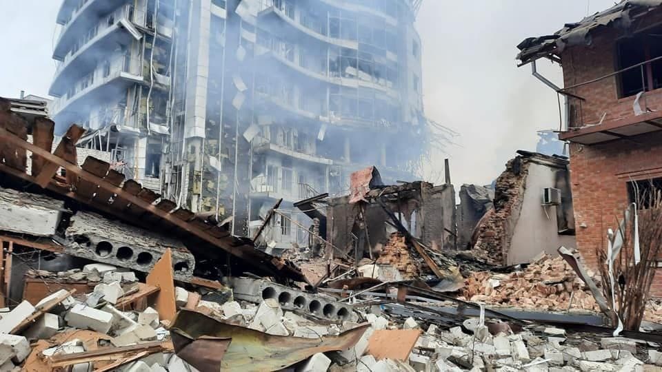 Разрушение городов путинскими террористами